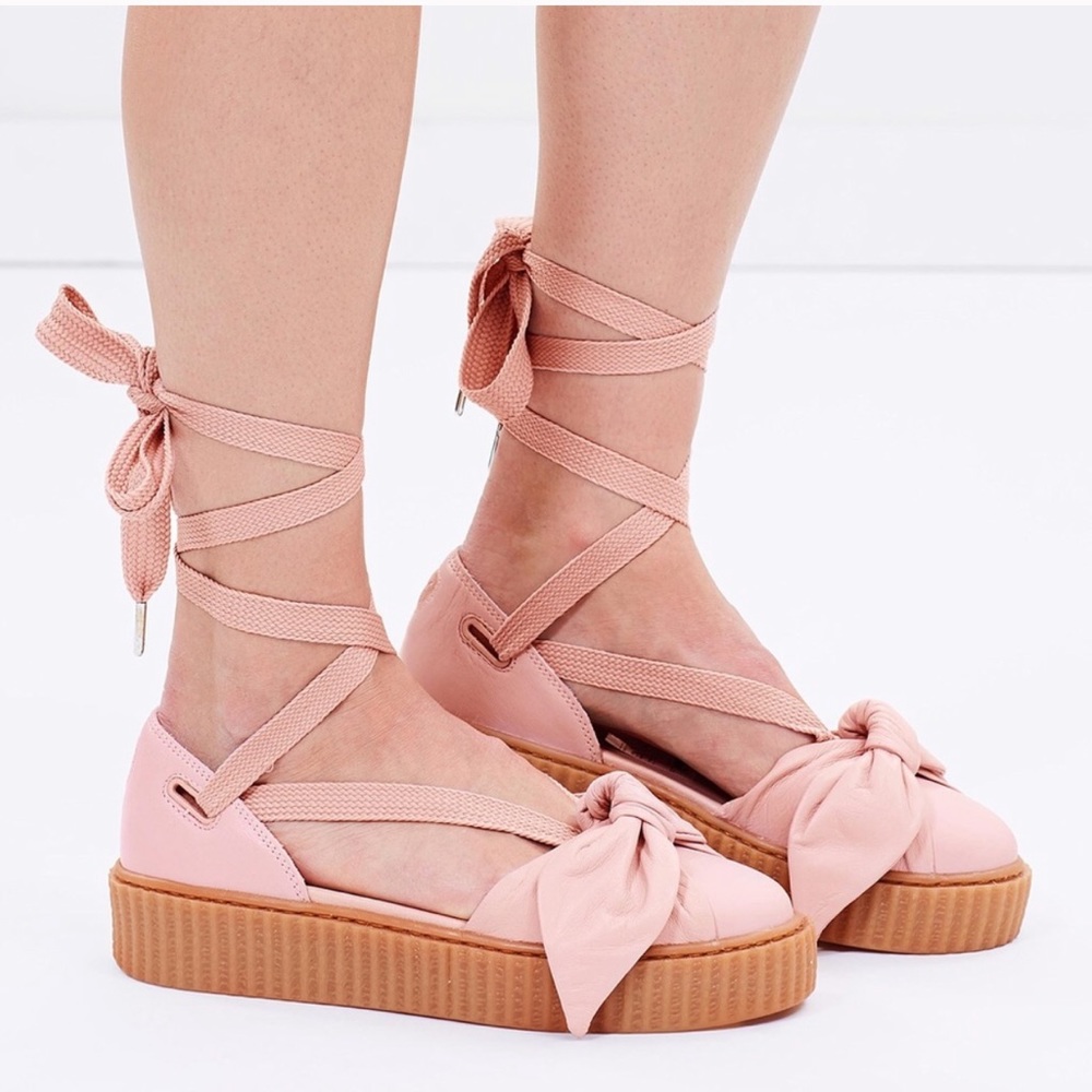 FENTY BY RIHANNA  CREEPERS SANDALS PINK